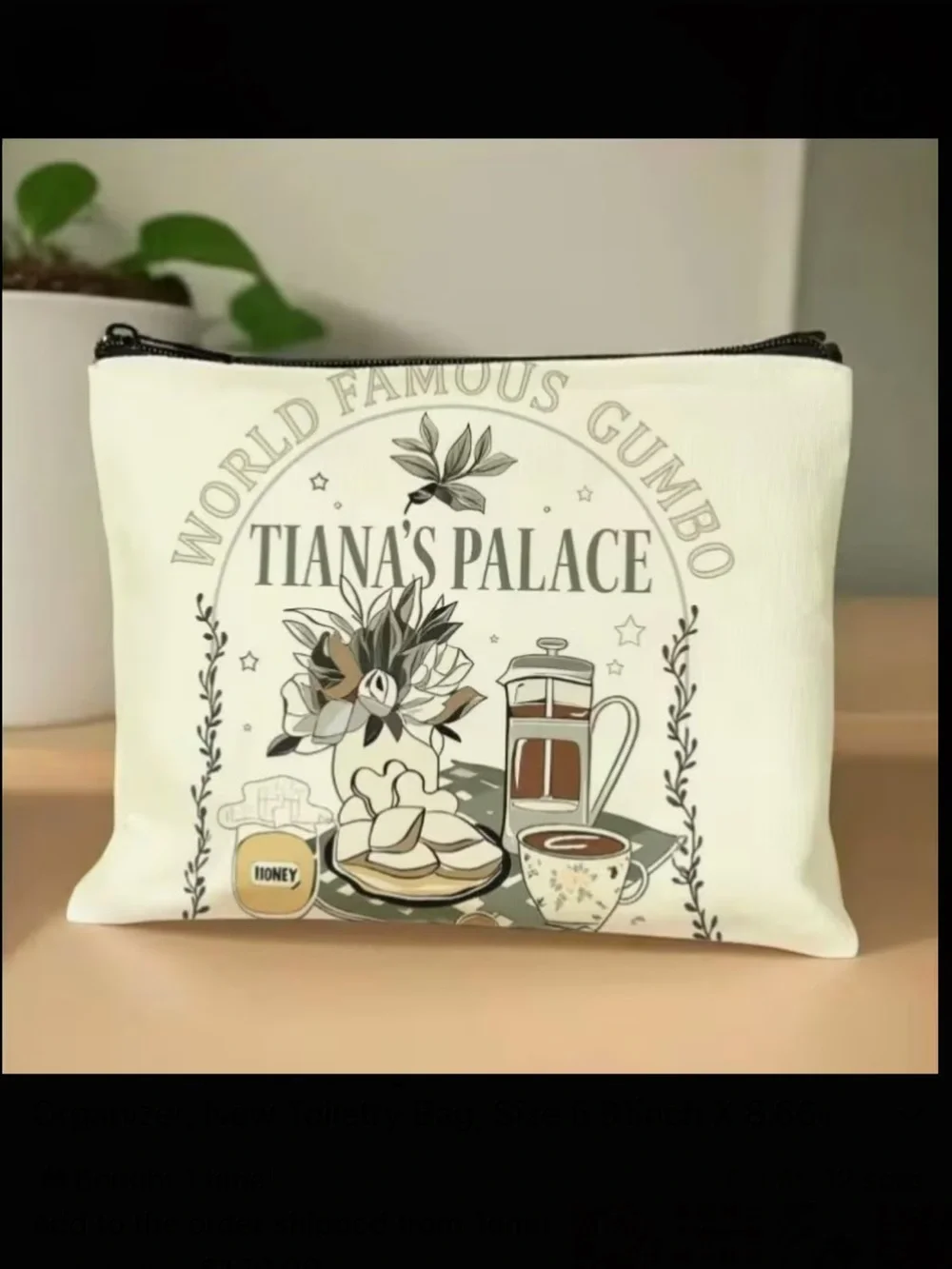 Tiana Makeup Bag